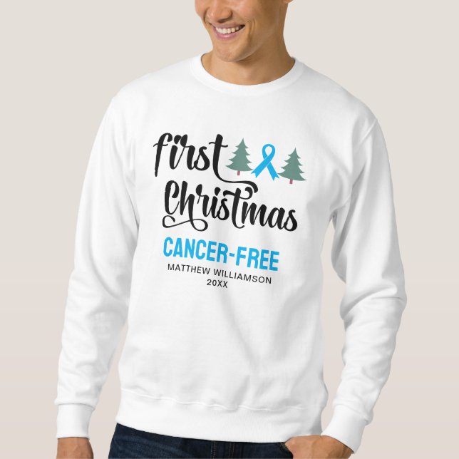 Sweatshirt PREMIER CHRISTMAS Personnalisé Cancer de la prosta (Devant)