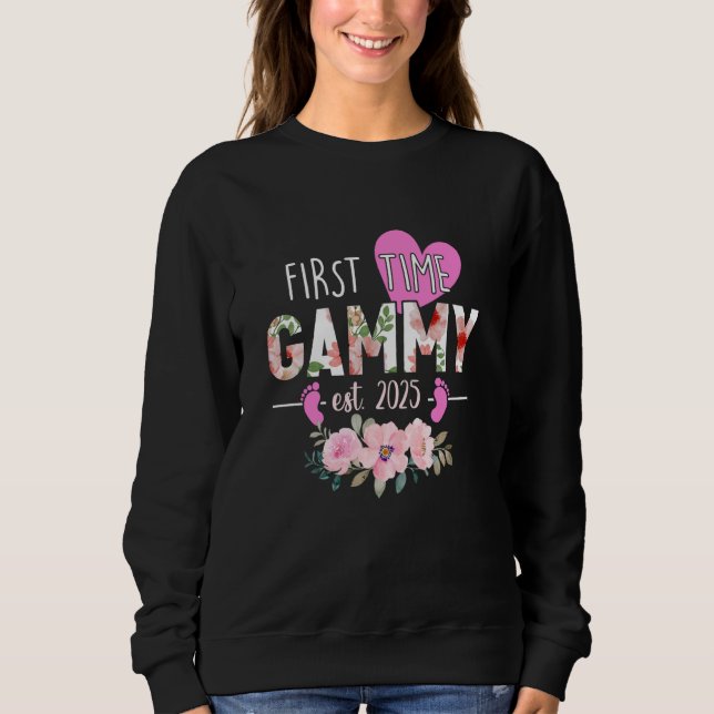 Sweatshirt Premier Gammy Est. 2025 Promu À La Nouvelle Grand- (Devant)