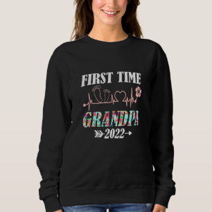Sweatshirt Premier Grand-Père 2022 Drôle Nouveau Promu À Papa