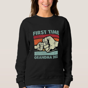 Sweatshirt Premier Grand-Père 2022 Drôle Nouveau Promu À Papa