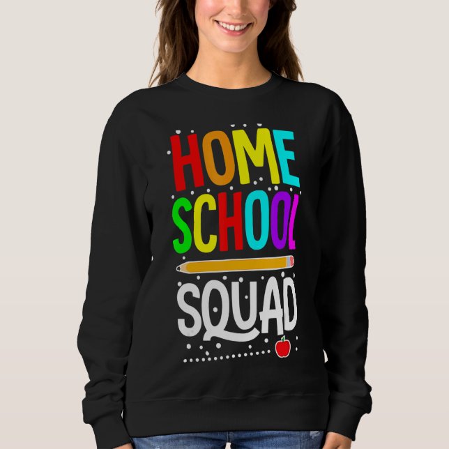 Sweatshirt Premier Jour De L'École De L'Escadron De L'École E (Devant)