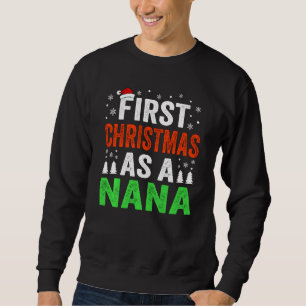 Sweatshirt Premier Noël Comme Nana Nouveau Grand-Maman 1ère N