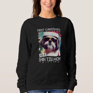 Sweatshirt Premier Noël en tant que mère chiite Tzu 2