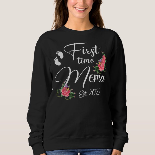 Sweatshirt Première Fleur de la fête des mères de Mema 2022 (Devant)