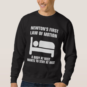 Sweatshirt Première Loi de Newton sur le Mouvement pour Ensei
