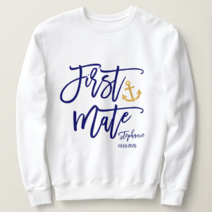 Sweatshirt Première Matelote Demoiselle d'Honneur Bleu Nautiq