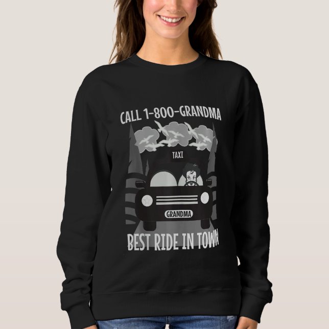 Sweatshirt Présentations Pour Grand-Mères Mignonne Call 1 800 (Devant)