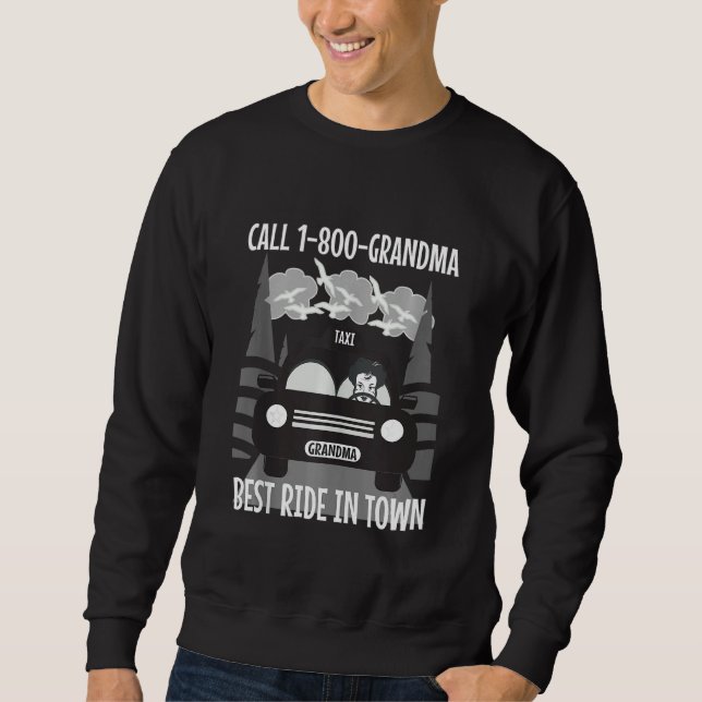 Sweatshirt Présentations Pour Grand-Mères Mignonne Call 1 800 (Devant)
