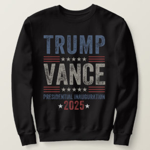Sweatshirt Président Trump Vance Jour d'inauguration 2025 Éta