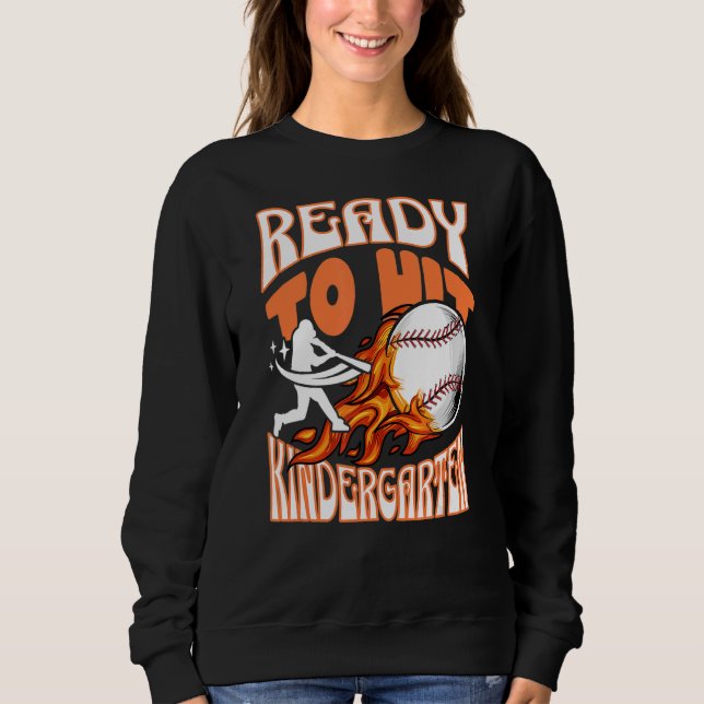 Sweatshirt Prêt à aller à la maternelle (Devant)