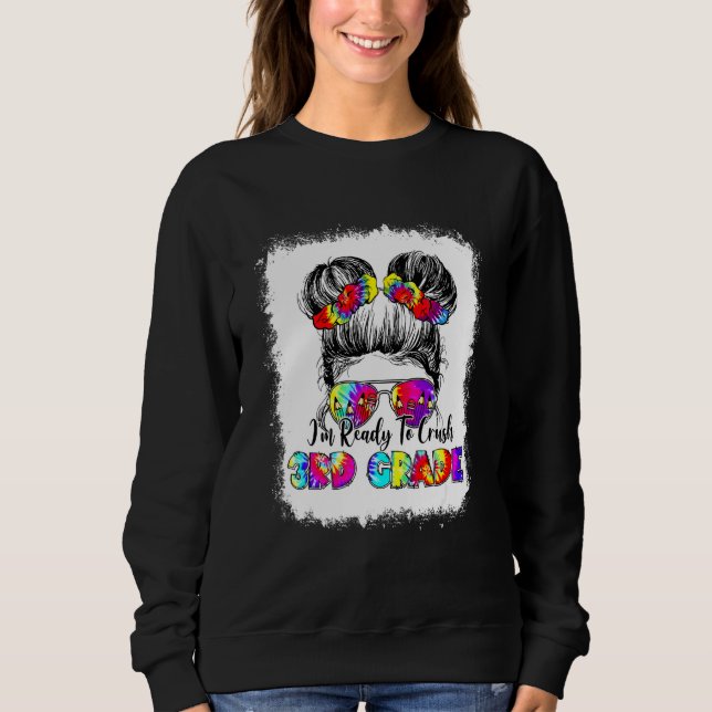 Sweatshirt Prêt à écraser le chignon désordonné de troisième  (Devant)