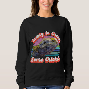 Sweatshirt Prêt À Écraser Quelques Crickets Lizard Dragon Por