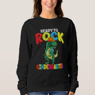 Sweatshirt Prêt À Renvoyer Le Dinosaure De La Maternelle À L'