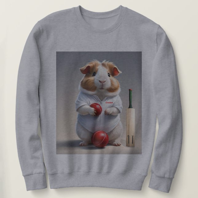 Sweatshirt Prêt Pour Le Pitch, Cochon De Guinée (Design devant)