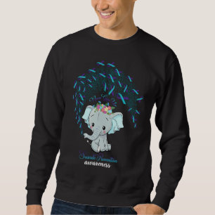 Sweatshirt prévention du suicide des éléphants guerrier sensi