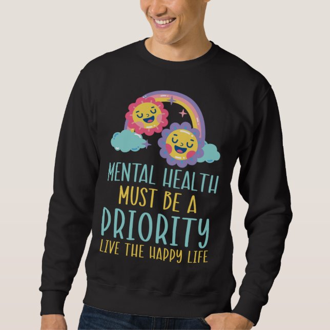 Sweatshirt Prévention du suicide Sensibilisation Santé mental (Devant)
