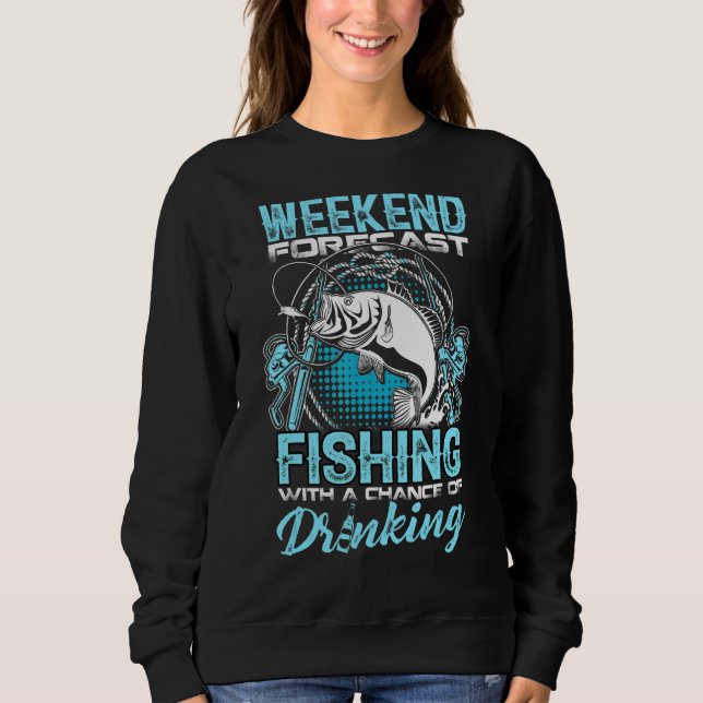 Sweatshirt Prévision Du Week-End Pêche Avec Changement De Boi (Devant)