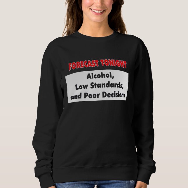 Sweatshirt Prévisions de ce soir Roman graphique Nouveauté Sa (Devant)