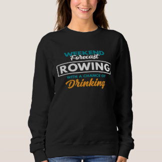 Sweatshirt Prévisions de week-end Ligne de flottaison Drôle d