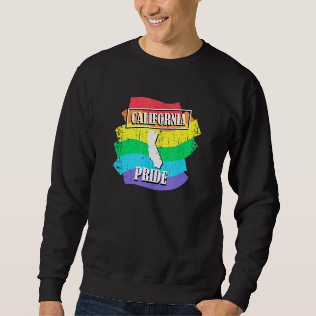 Sweatshirt Pride California Gay pride Lesbian Pride LGBTQ Pri (Devant)