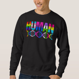 Sweatshirt Pride lesbienne Dna Humaine Lgbtq Pride Gay pride