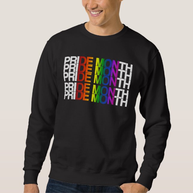 Sweatshirt Pride Month Demon LGBT Gay Pride Month Transgender (Devant)