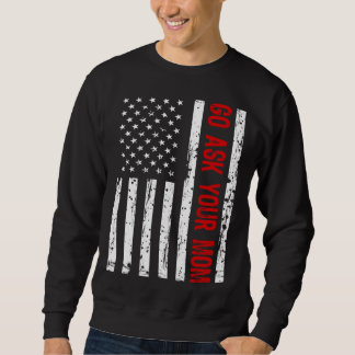 Sweatshirt Pride USA Flag & Father's Day Dad Grandpa Family M