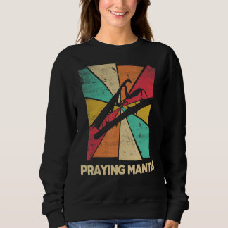 Sweatshirt Prière Mantis Insect Collector Silhouette