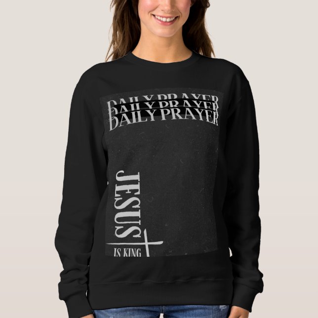 Sweatshirt Prière quotidienne (Devant)