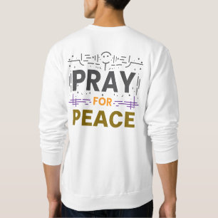 Sweatshirt Priez pour la paix