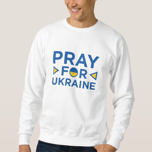 Sweatshirt Priez Pour L'Ukraine (Devant)