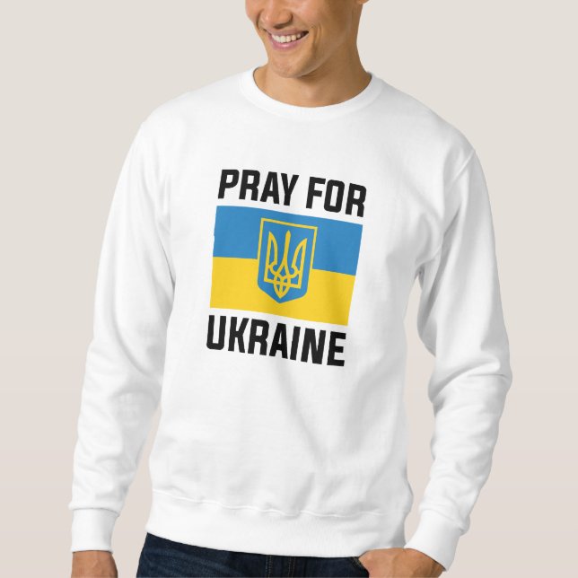 Sweatshirt Priez Pour L'Ukraine (Devant)