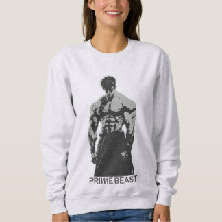 Sweatshirt Prime Beast Gym Shirt Anime Bodybuilder Aesthetic