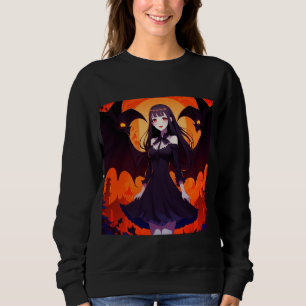 SWEATSHIRT PRINCESS VAMPIRE DES BATS - GOTHIQUE