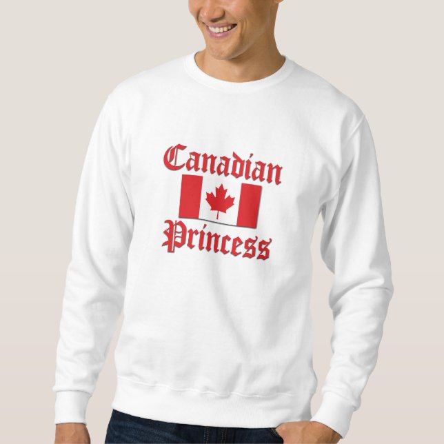 Sweatshirt Princesse canadienne (Devant)