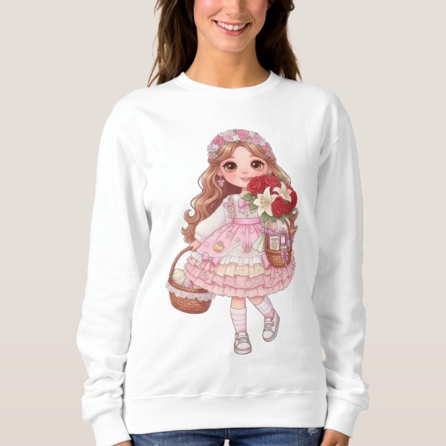 Sweatshirt princesse de cœur (Devant)