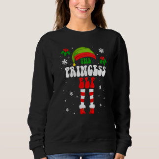 Sweatshirt Princesse Elfe Correspondance Famille Groupe Noël