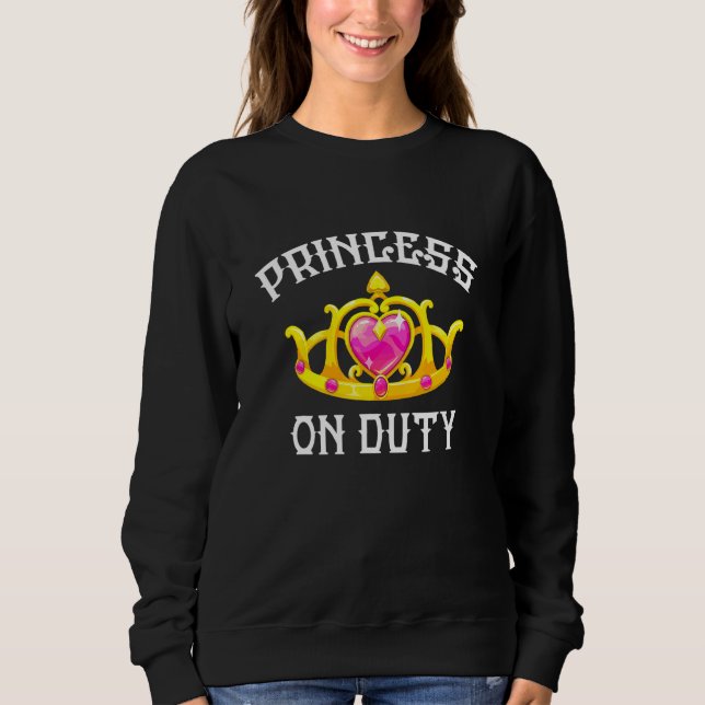 Sweatshirt Princesse en service (Devant)