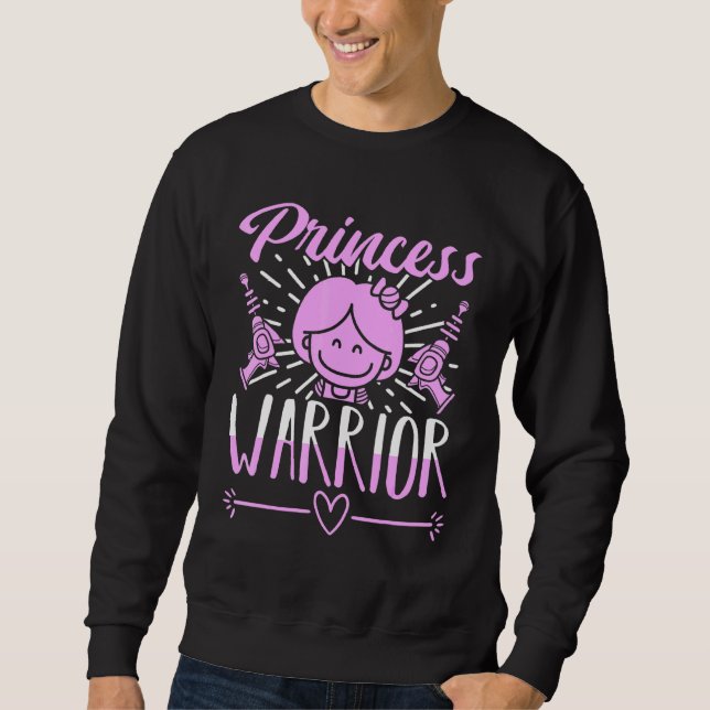 Sweatshirt Princesse Warrior (Devant)