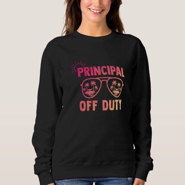 Sweatshirt Principal De Service Dernier Jour De L'Appréciatio (Devant)