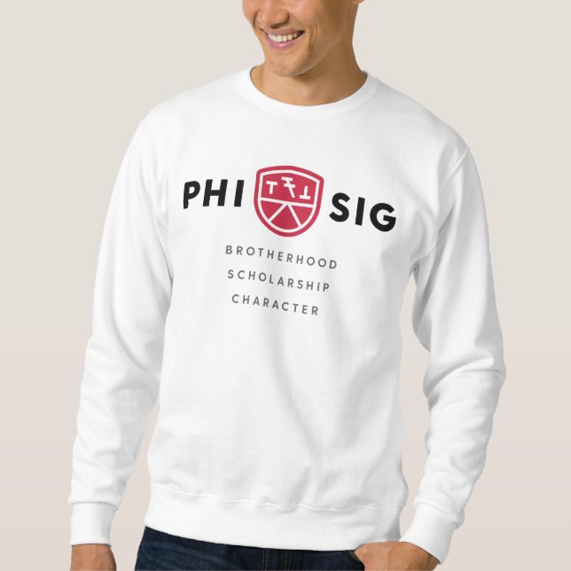 Sweatshirt Principes Phi Sigma Kappa (Devant)