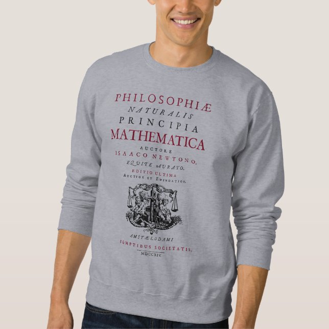 Sweatshirt Principia de Newton (Devant)