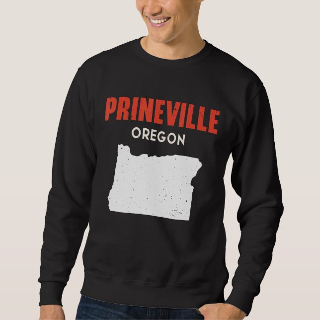 Sweatshirt Prineville Oregon USA State America Travel Oregoni (Devant)