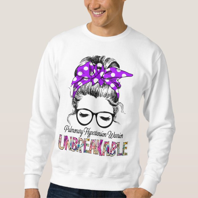 Sweatshirt Prise en charge du ruban de sensibilisation à l'hy (Devant)