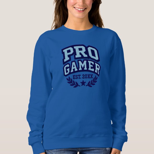 Sweatshirt PRO GAMER — Varsity Chenille Patch (Devant)