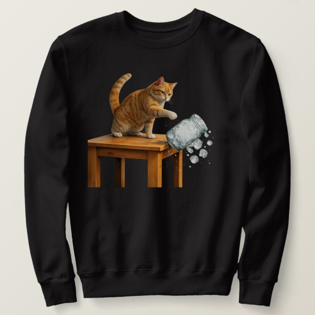 Sweatshirt  Pro Immigration Cat , Abolish ICE Tee , chinga la (Design devant)