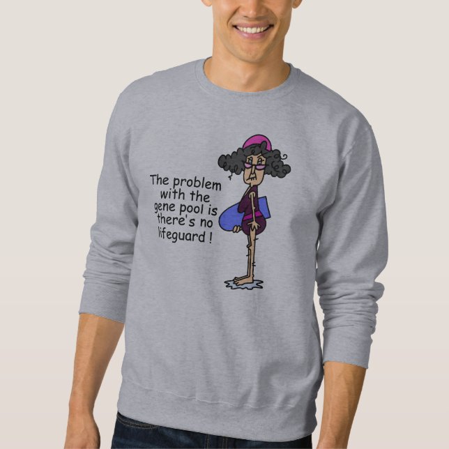 Sweatshirt Problème avec le pool de gènes (Devant)