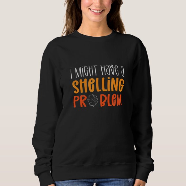 Sweatshirt Problème De Bombardement. Collectif Sea Shell Beac (Devant)