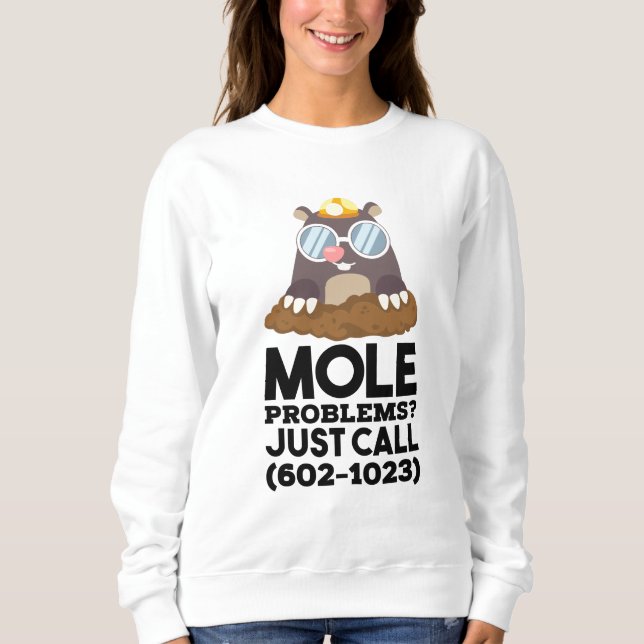 Sweatshirt Problèmes de chimie - Mole (Devant)