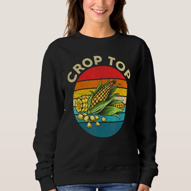 Sweatshirt Producteur de maïs Crop Top   Maïs (Devant)
